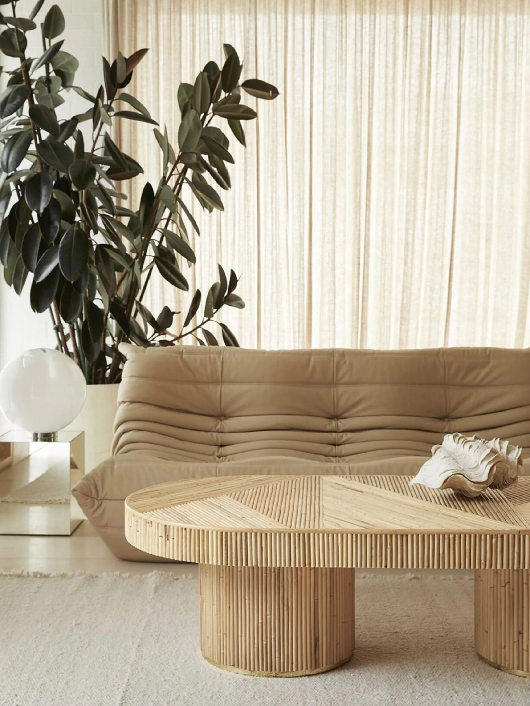 Inviting living room corner.