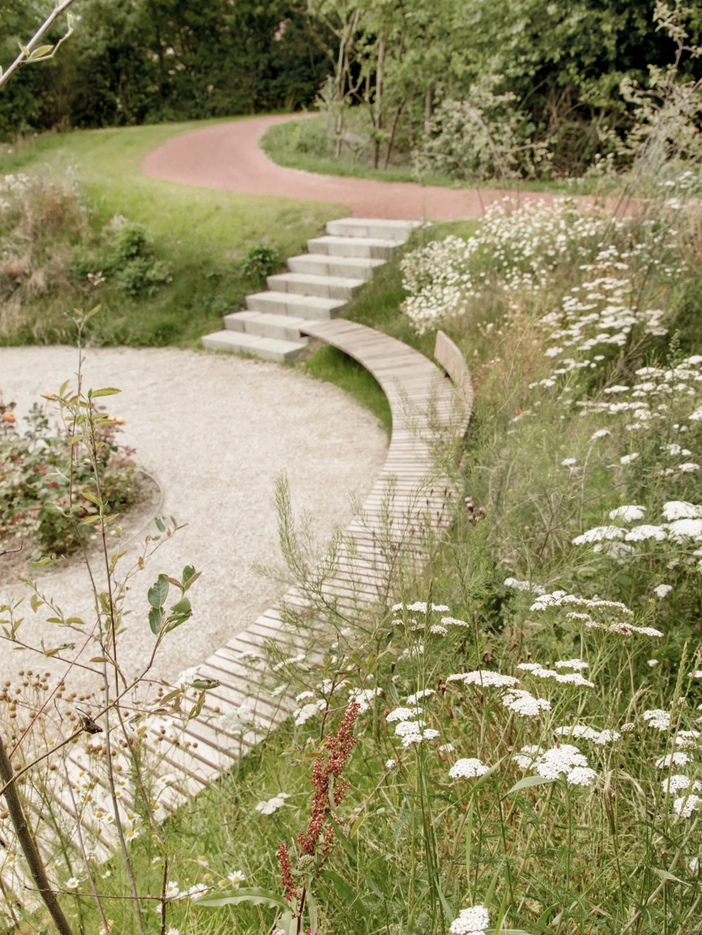 An urban park rich in greenery and gentle wilderness.