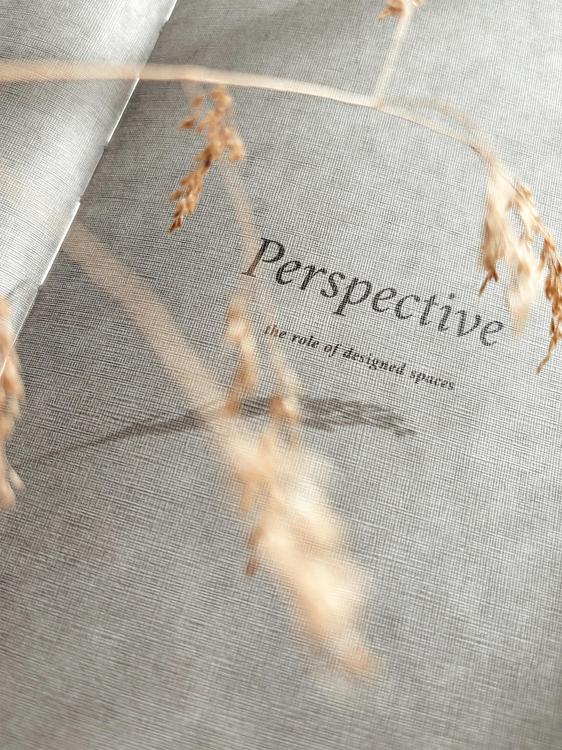 Opening page of A Biophilic Year's chapter 2: Perspective.