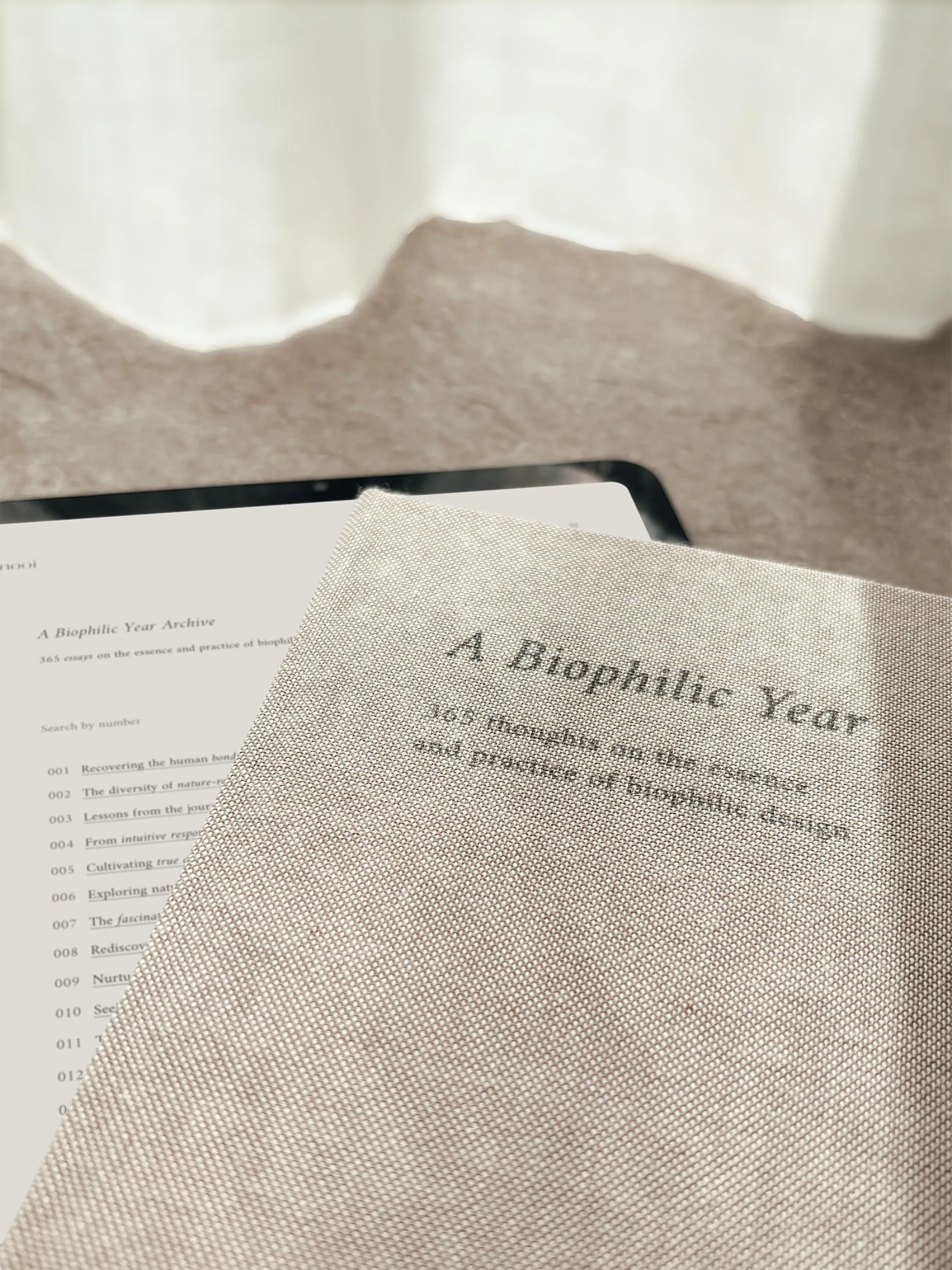 A Biophilic Year: the book and the online archive.