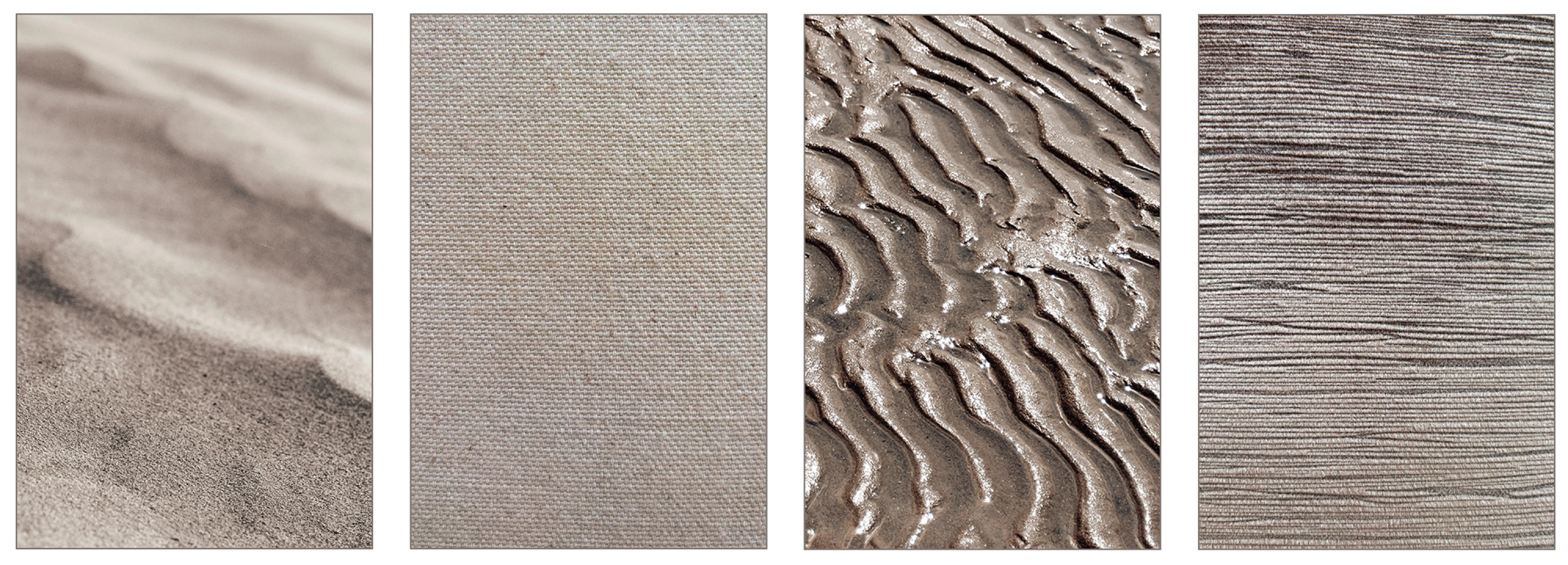 Sand textile palette study